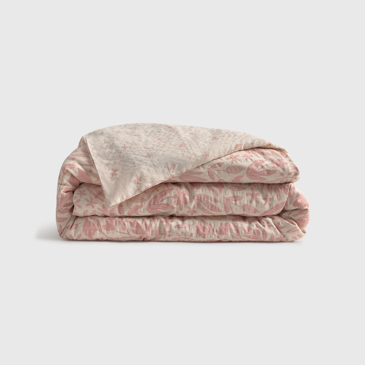 Copripiumino in cotone 180 fili con stampa botanica Homfu
