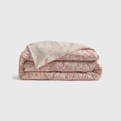 Copripiumino in cotone 180 fili con stampa botanica Homfu