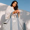 Cotton gingham beach bag Revi