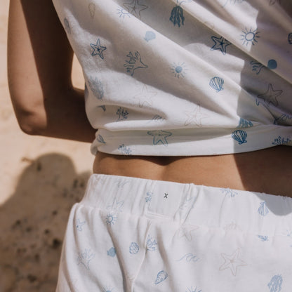 Short algodón estampados marinos Moana