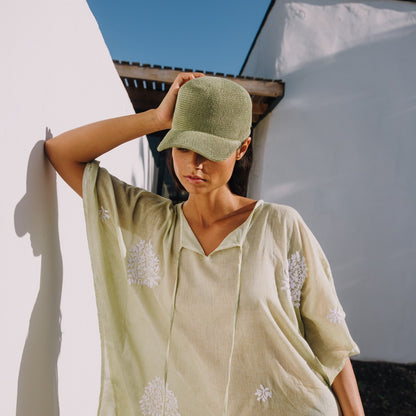 Raffia-style beach cap Cap