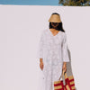 Long cotton lace caftan Musi