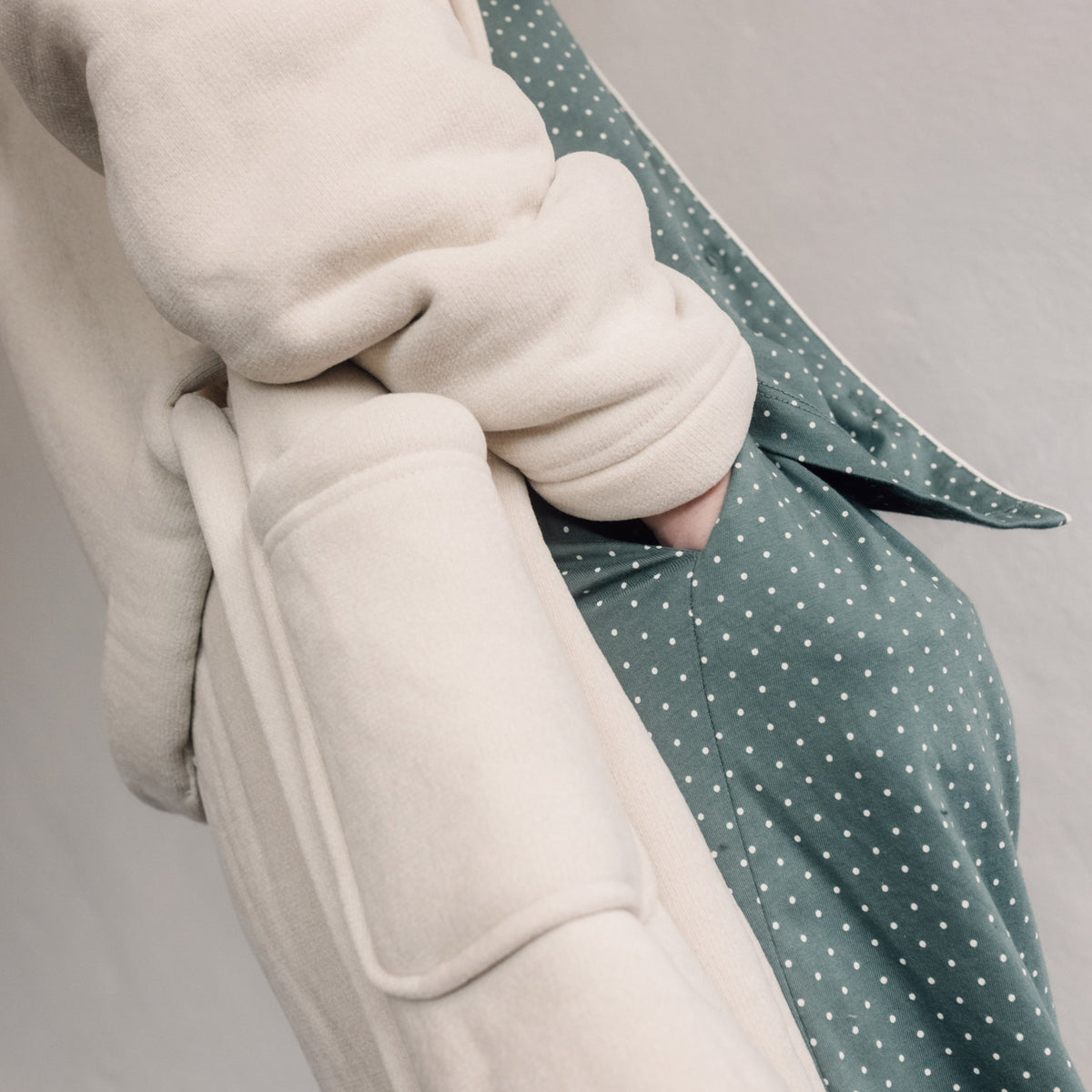 Pantalón de pijama punto sostenible lunares Mimit