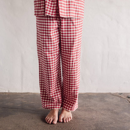 Pantalon de pyjama flanelle coton vichy Vina
