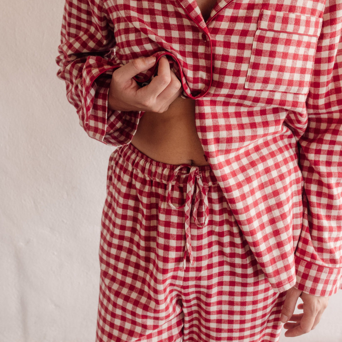 Pantalon de pyjama flanelle coton vichy Vina