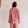 Camisa de pijama flanela algodão vichy Vina
