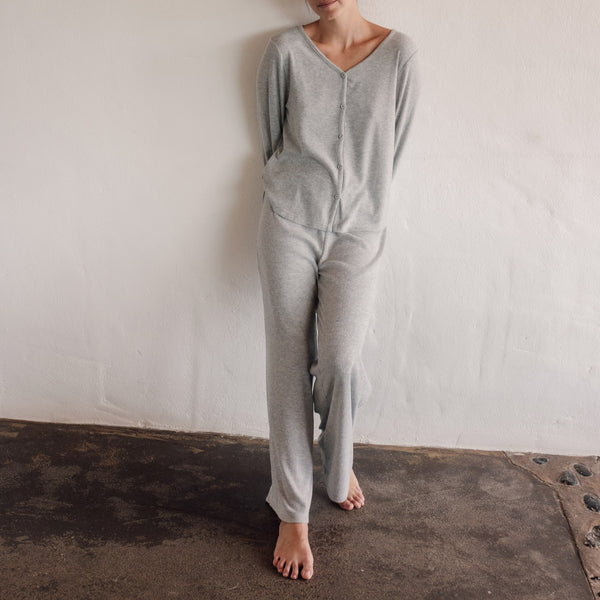 Pantalon en maille côtelée Kiru
