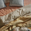 Housse de couette coton 180 fils seersucker rayures Crese